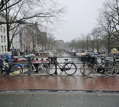 Het weer Amsterdam: regen, wind en slim op pad