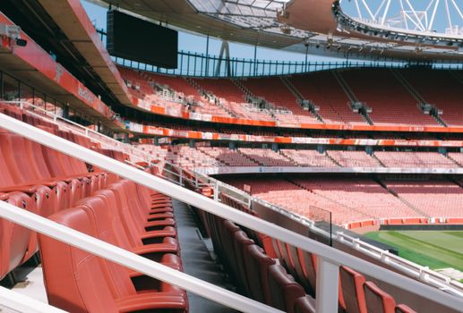 Supporters bij de Johan Cruijff ArenA tijdens eredivisie vandaag in Amsterdam-Zuidoost